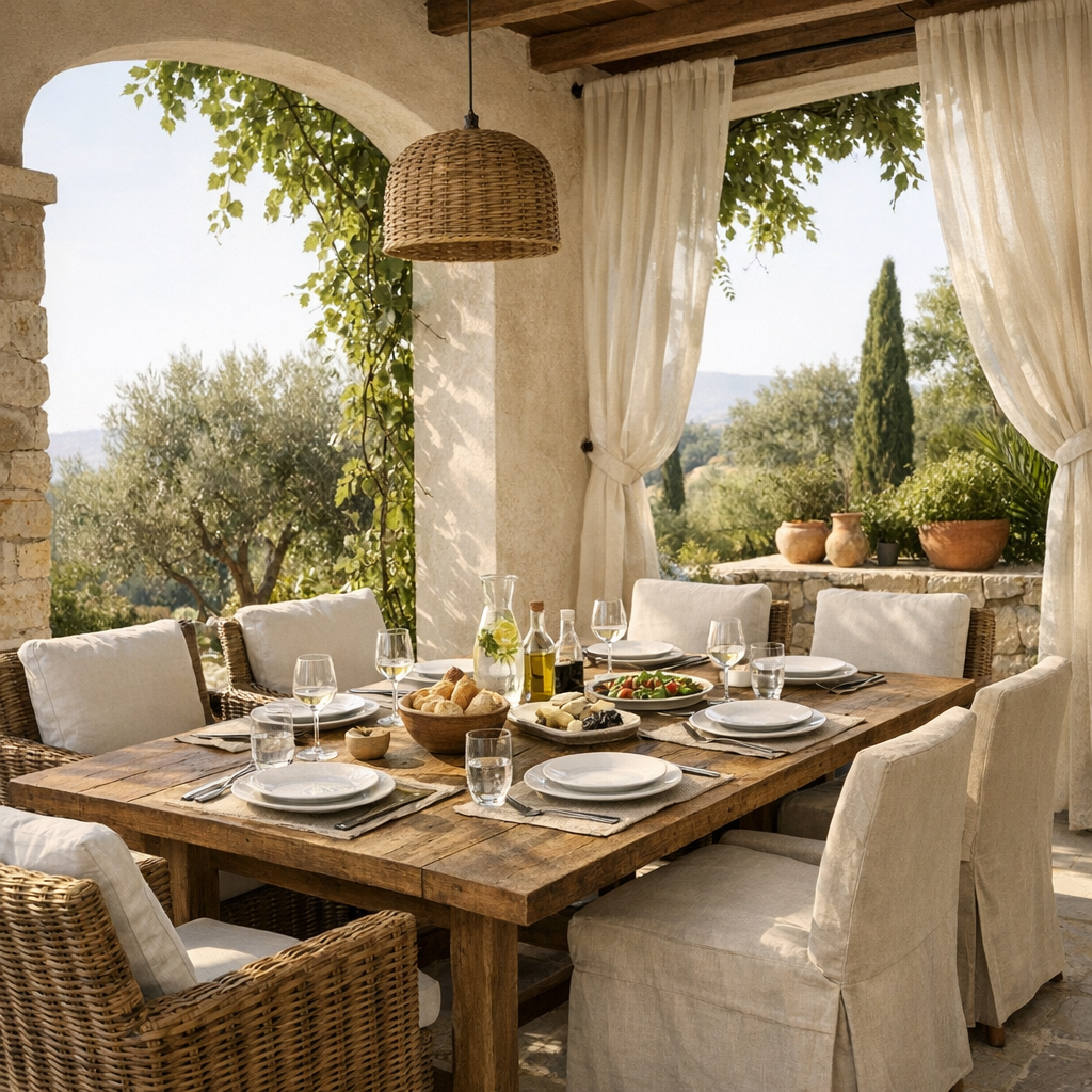 Terrasse repas : 10 repères utiles pour bien l’aménager