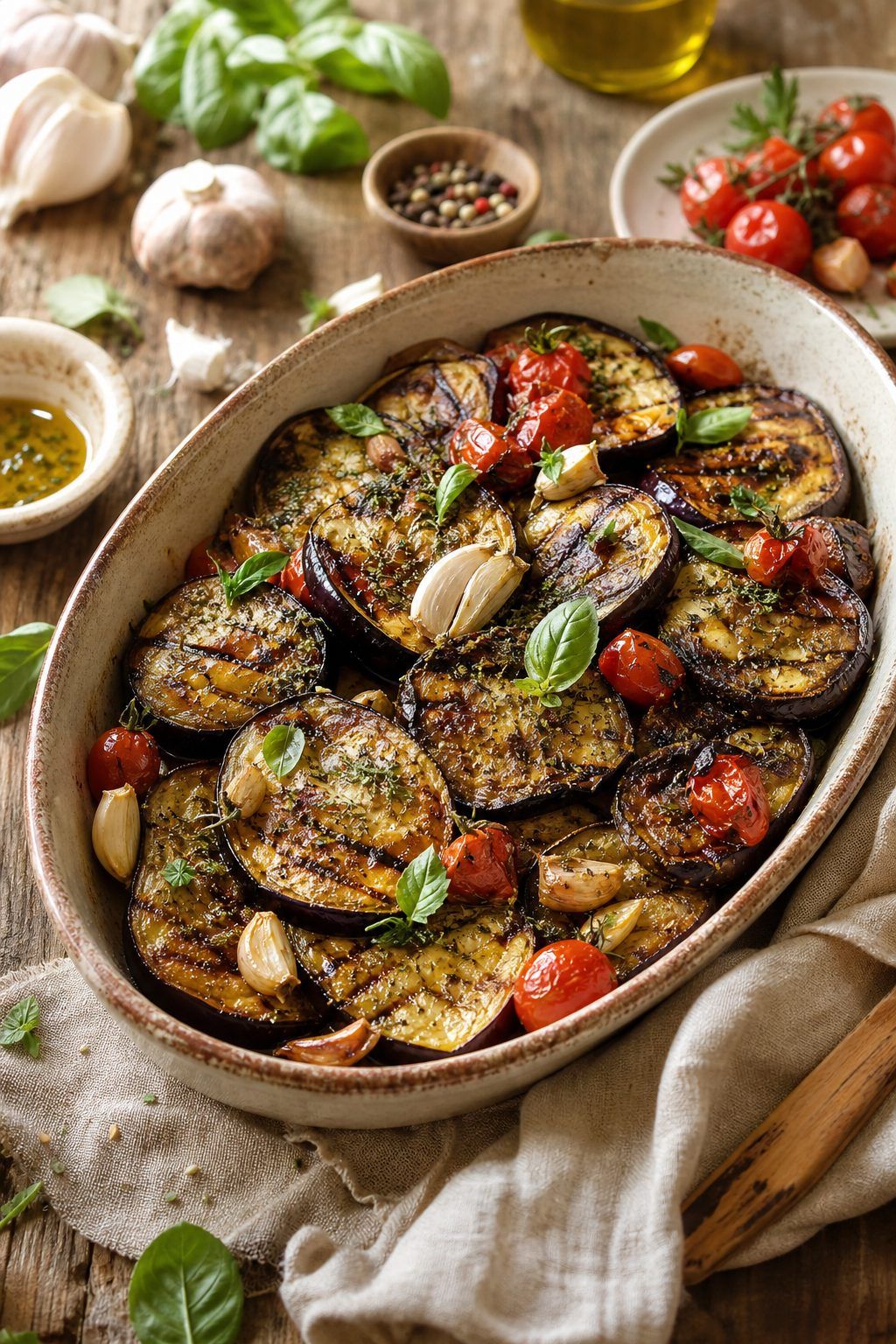 Donner du caractère aux aubergines sans masquer leur goût
