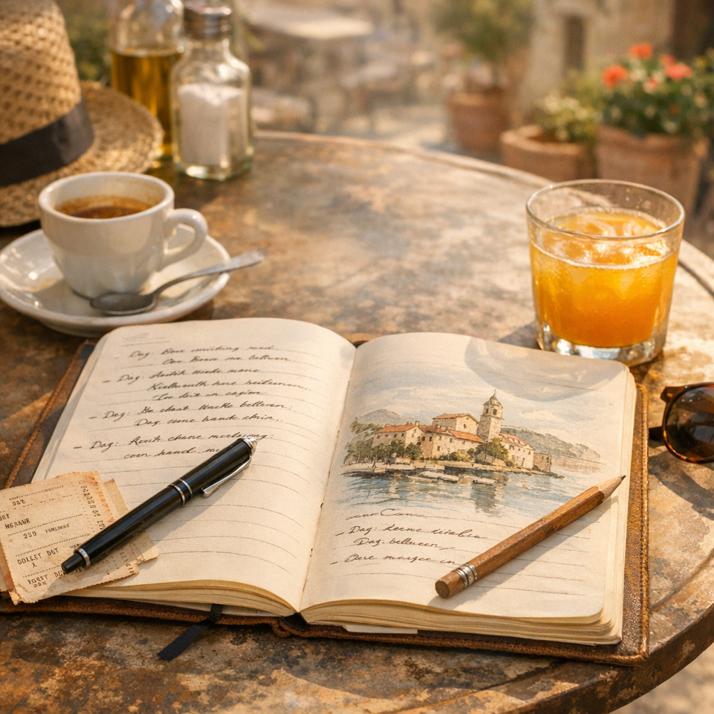 Carnet de voyage créatif : méthode simple et concrète
