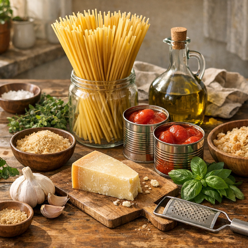 Courses pour repas italien : le bon panier sans excès