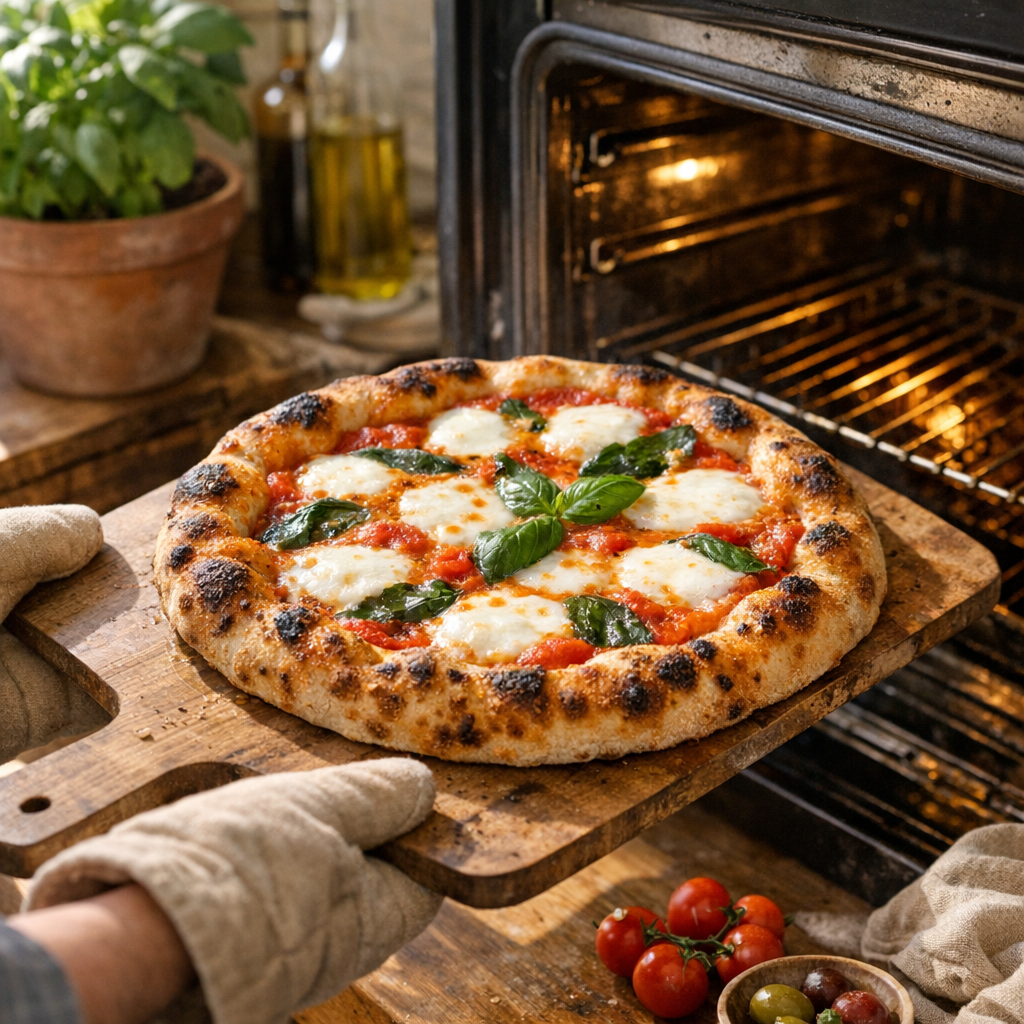 Pizza maison au four : température et temps de cuisson