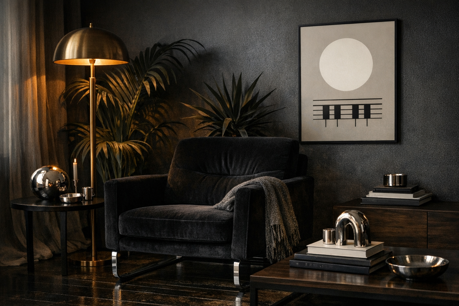 Esthétique dark, déco et lifestyle équilibré au quotidien