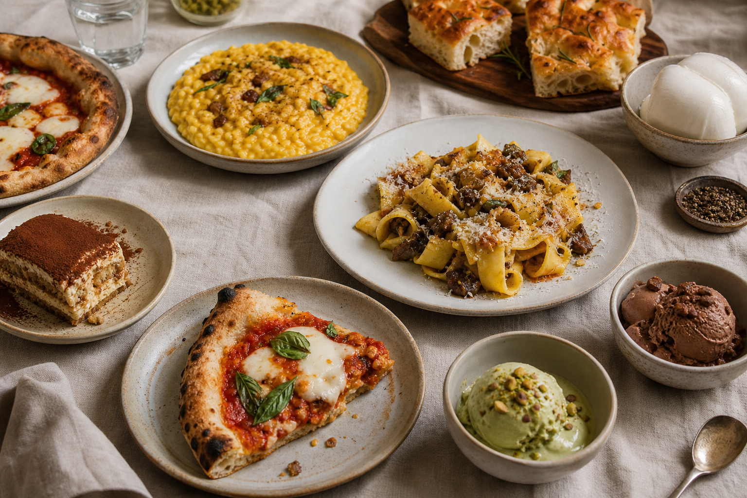 3 spécialités italiennes pour voyager de table en table