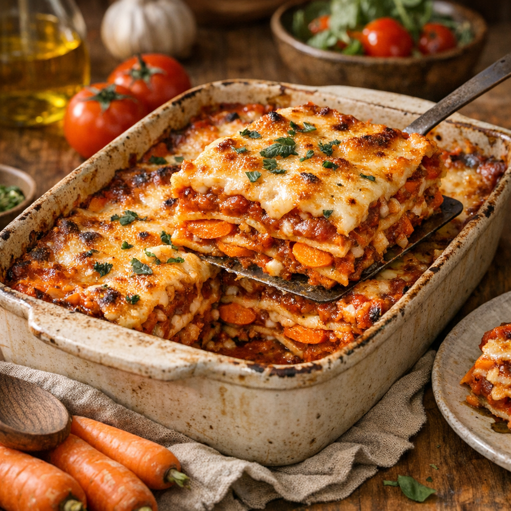 Lasagne carotte : Recette fiable et montage facile