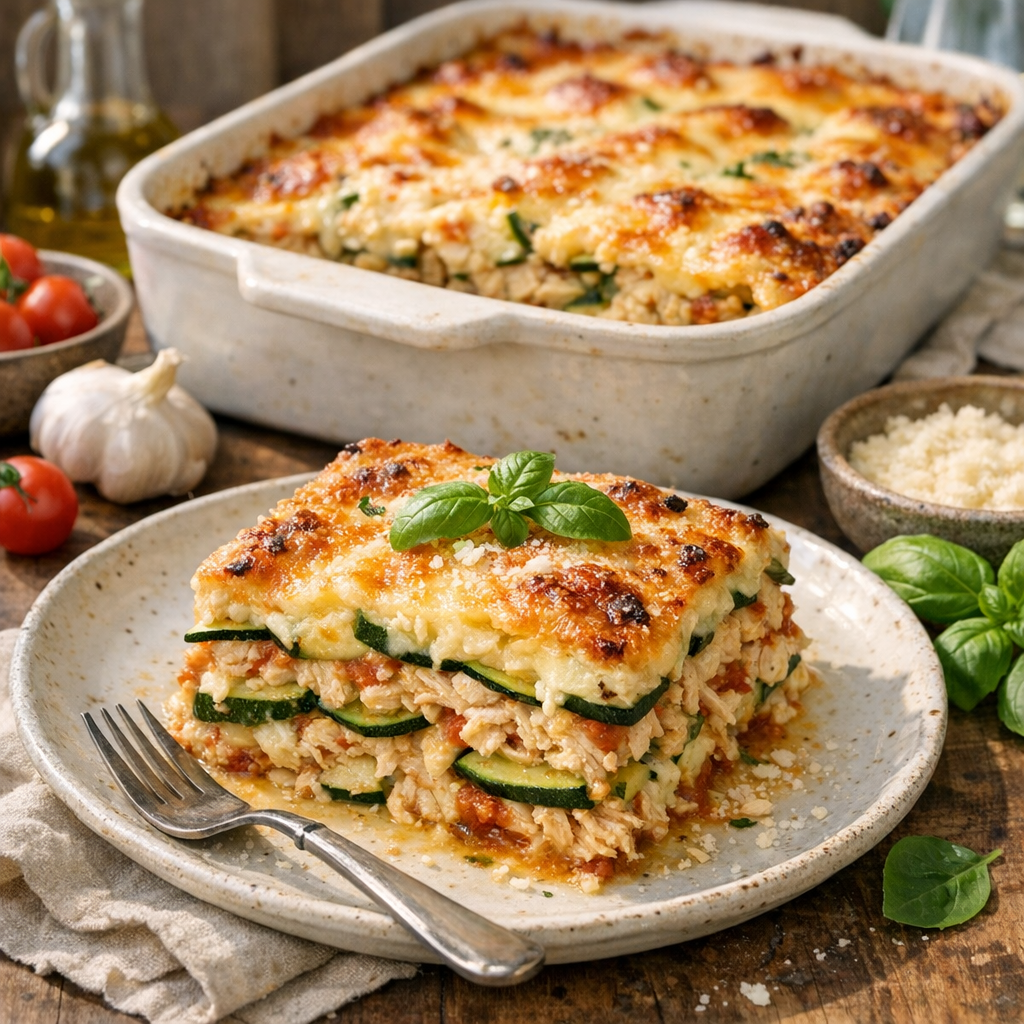 Lasagne poulet courgette : la méthode qui tient