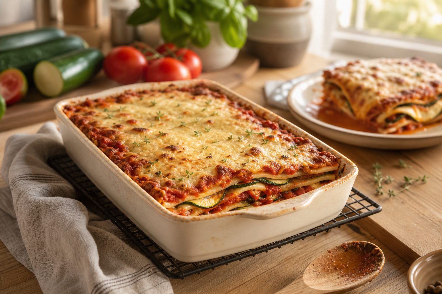 Cuisson, repos et erreurs fréquentes des lasagnes végétariennes