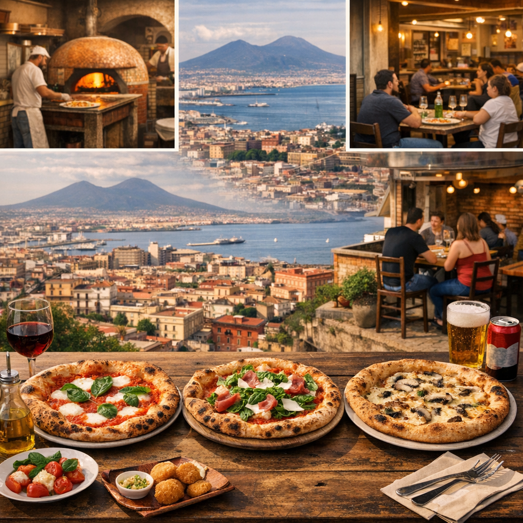 Tableau comparatif: quelles pizzerias de Naples choisir selon le quartier, le style et le budget