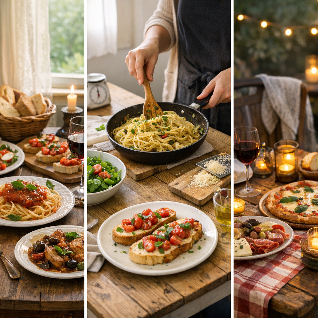 Trois idées de menus selon la saison, le temps disponible et l’ambiance