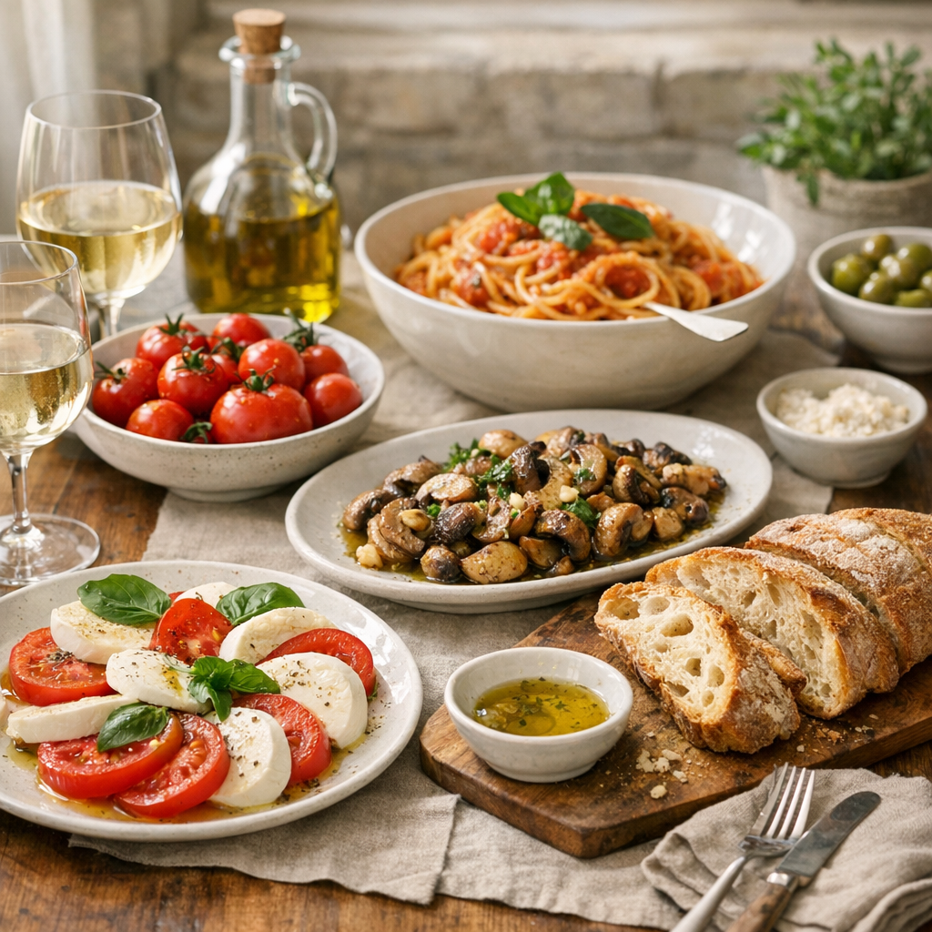Menu italien simple : idées justes et faciles en 2026