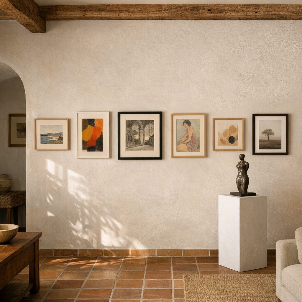 Mini exposition chez soi : méthode simple et élégante