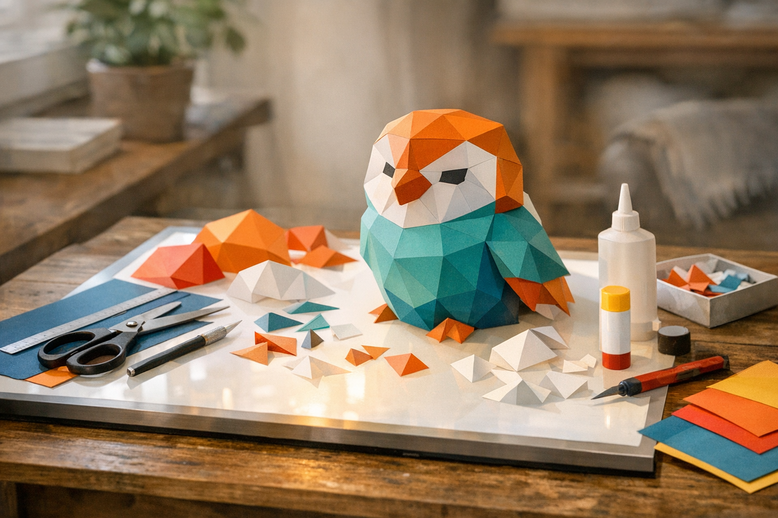 Papercraft 3D : une déco lifestyle à créer soi-même