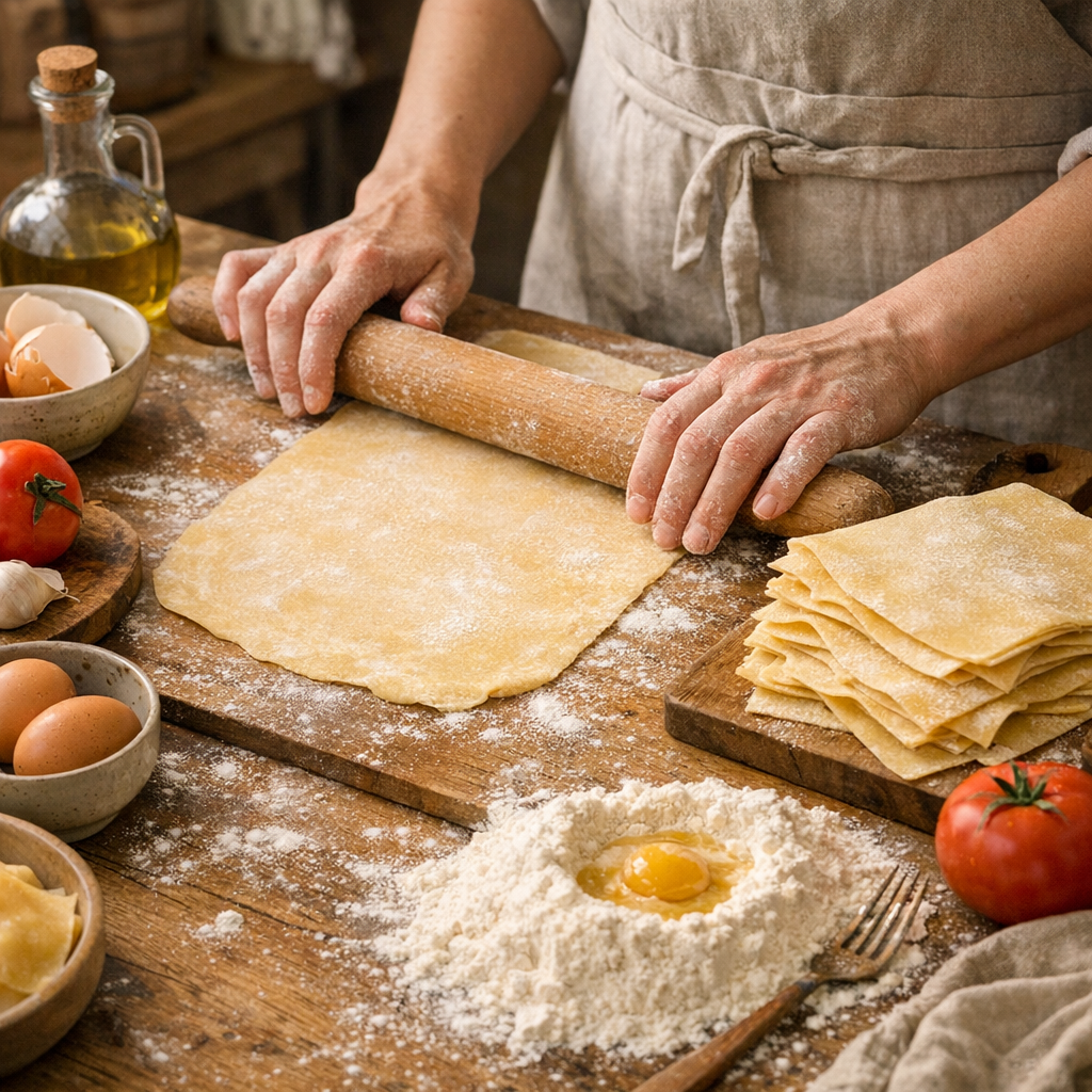 Peut-on vraiment faire une pâte à lasagne maison sans machine, et qu’est-ce que cela change ?