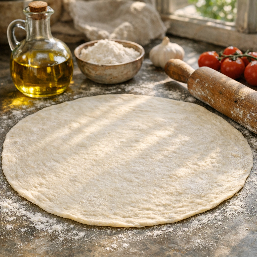 Pâte à Pizza sans levure : Recette express et fine