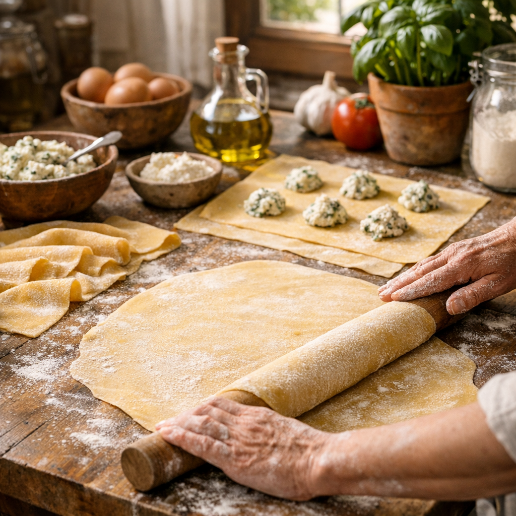 Pâte à raviole italienne : Recette et gestes clés
