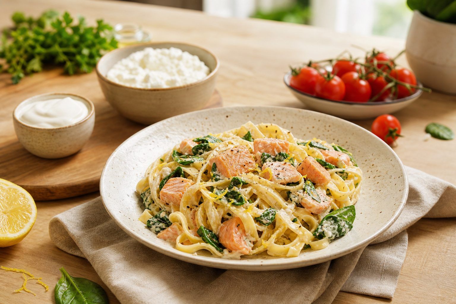 Crème, ricotta ou tomate cerise : adapter la recette sans la rendre lourde