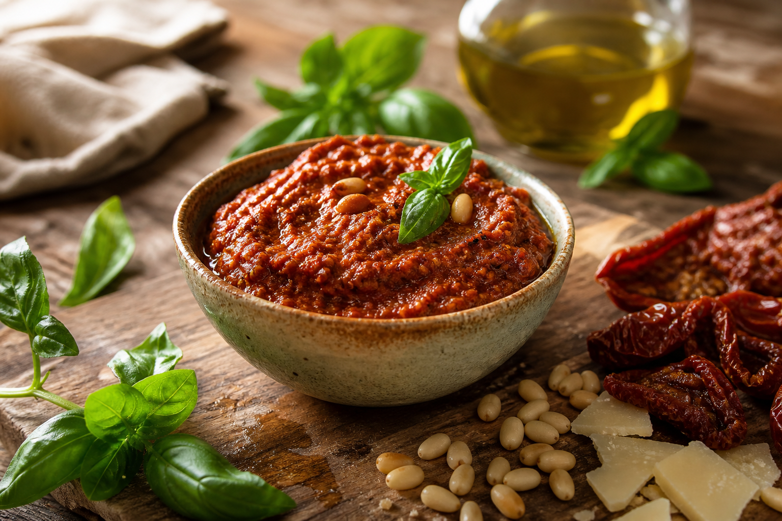 Pesto rosso : la recette maison crémeuse et équilibrée