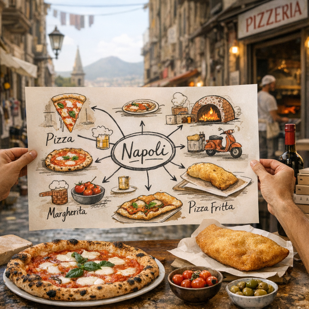 Carte mentale des pizzerias de Naples : rues mythiques, adresses célèbres et repères plus fiables que les tops touristiq