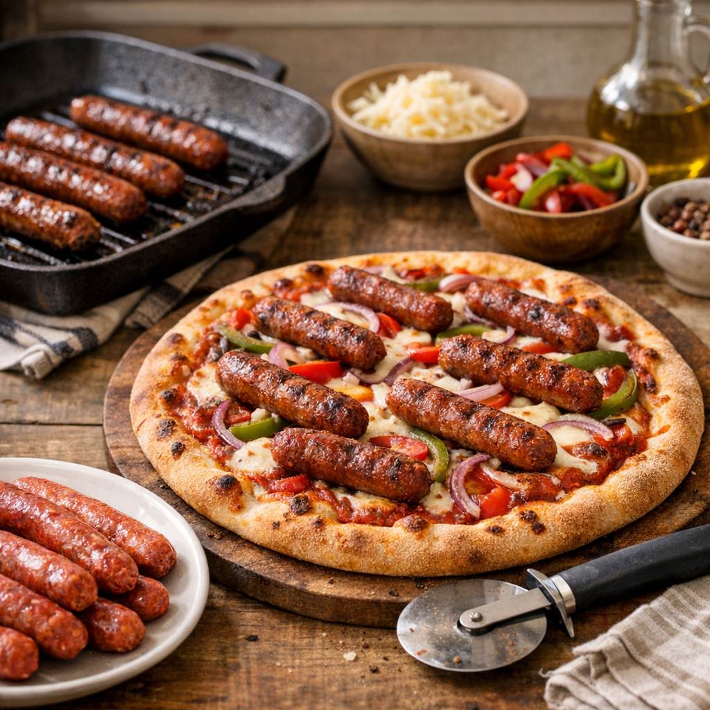 Faut-il cuire les merguez avant de les mettre sur une pizza ?