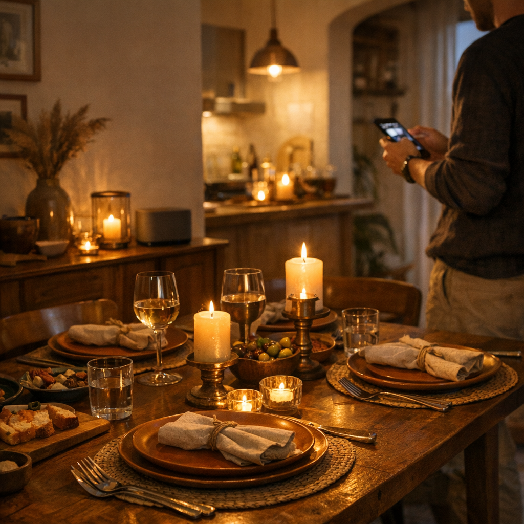 Playlist pour dîner : la bonne méthode par moments