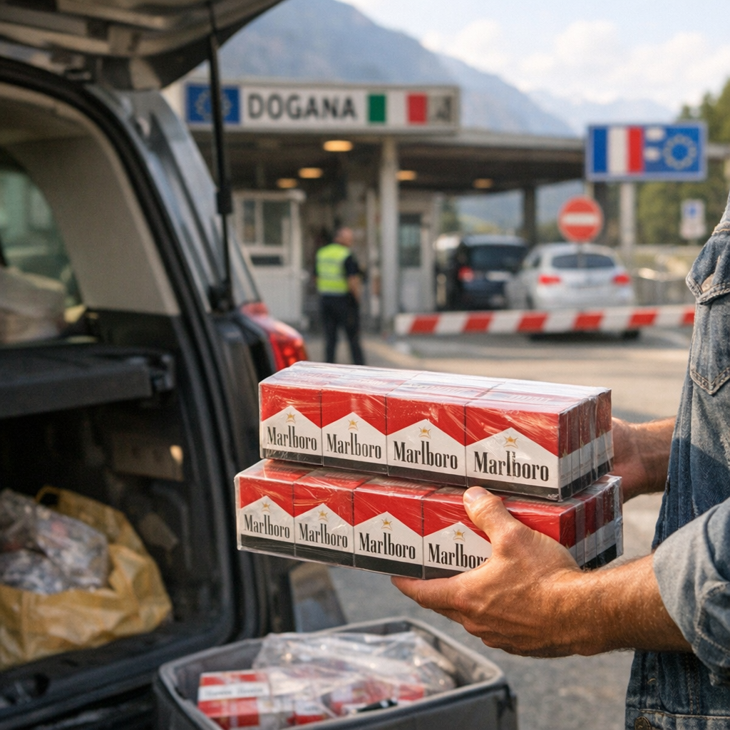 Est-ce que l'écart de prix sur les Marlboro en Italie reste intéressant une fois pris en compte ce qu'on peut légalement