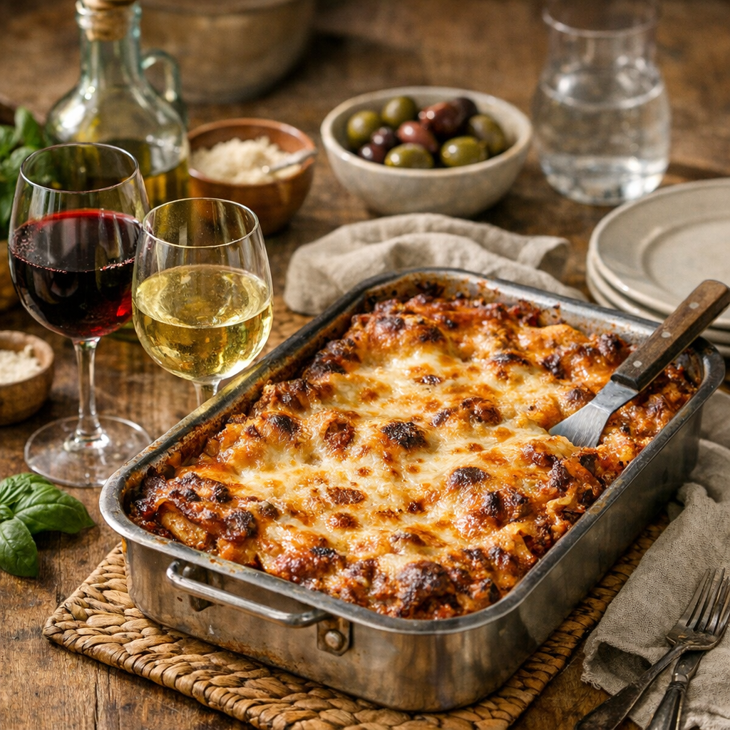 Lasagnes : quel Vin servir selon la recette ?