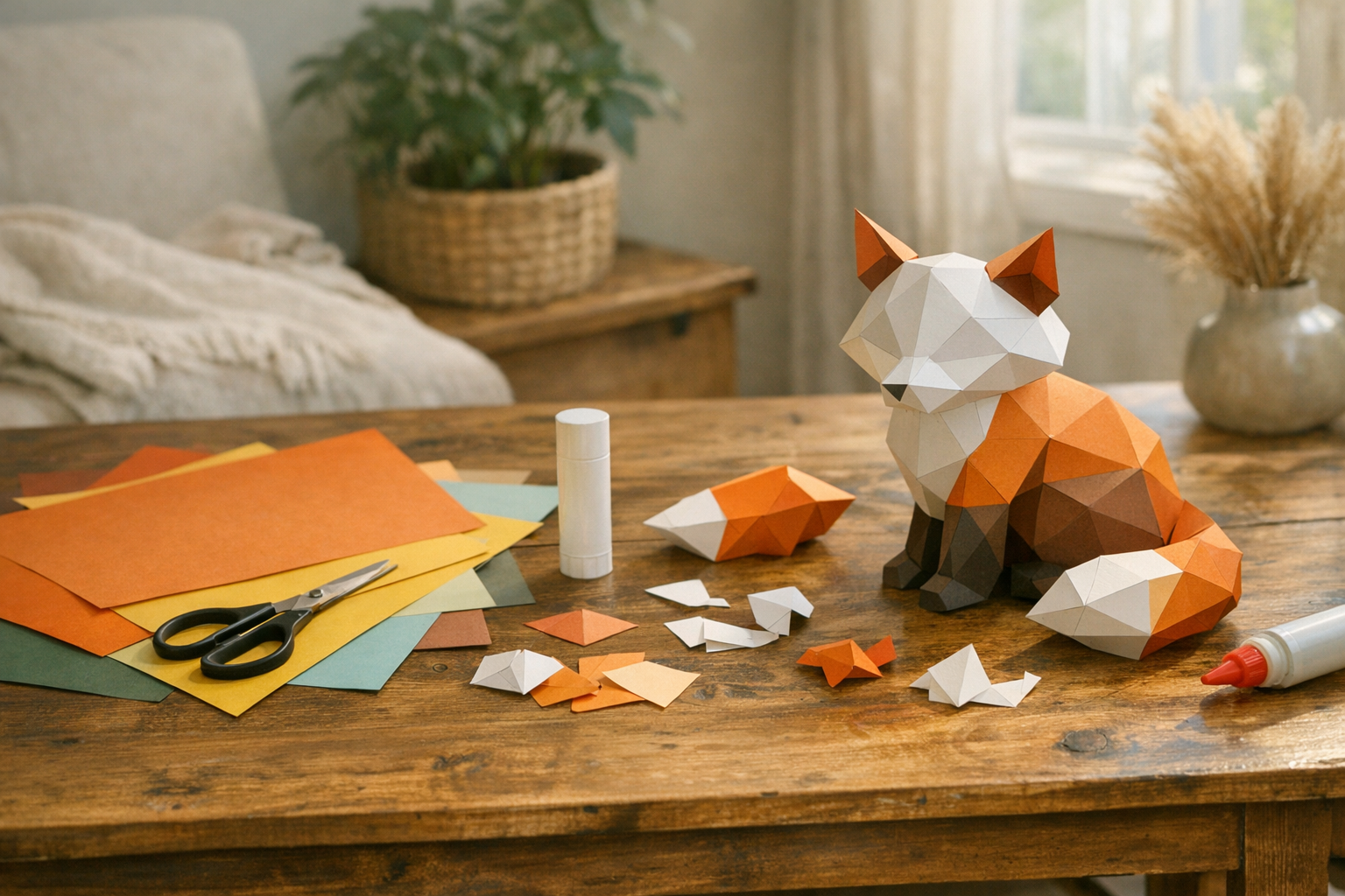 Papercraft maison: une pause créative et déco facile