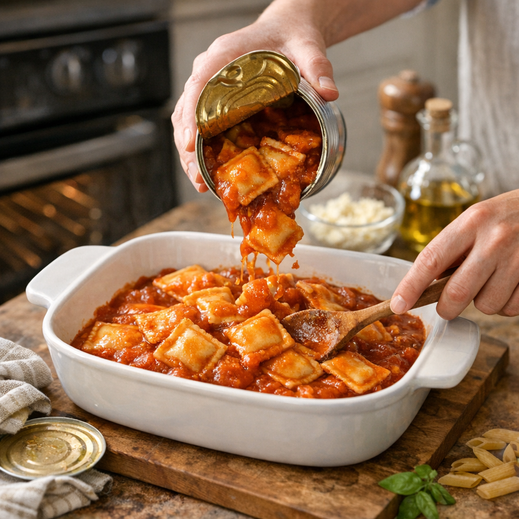 Comment faire cuire une boîte de raviolis ?