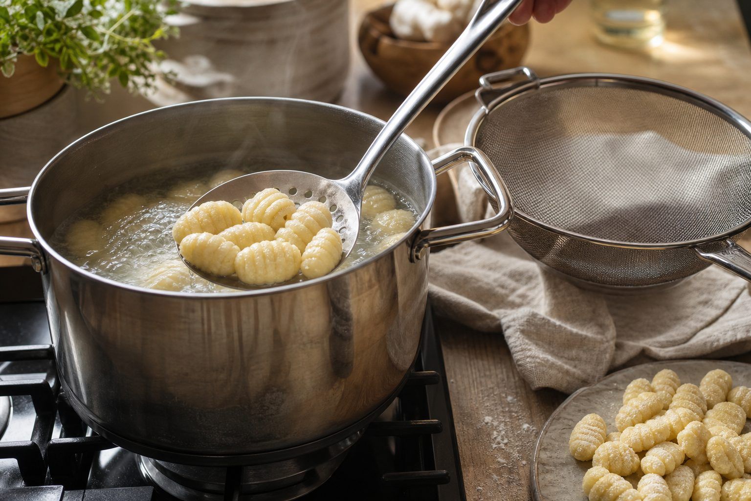 Comment faire cuire les gnocchis sans les casser