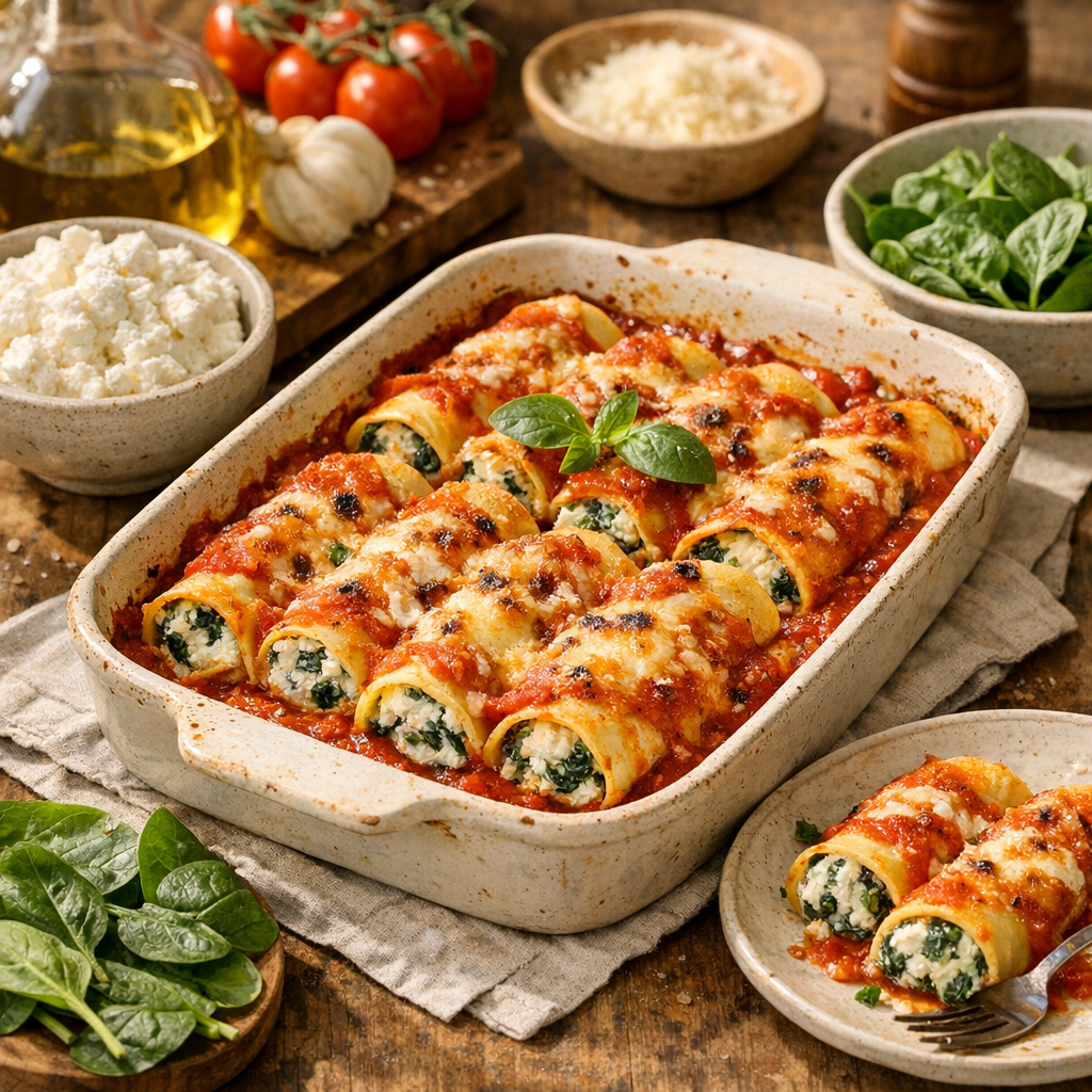 Cannelloni ricotta épinards : la méthode anti-farce humide