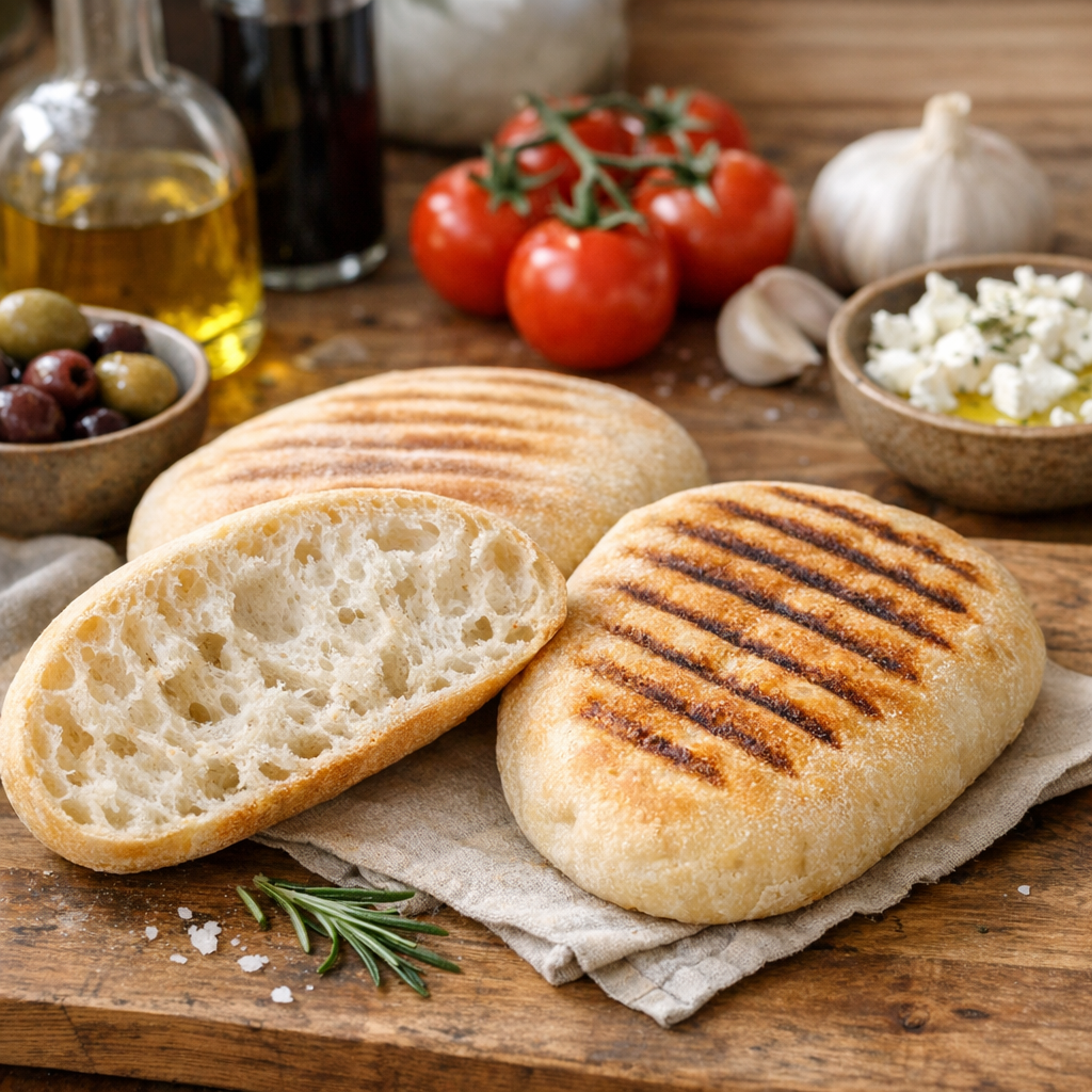 Recette Pain à Panini maison : souple, doré, Facile