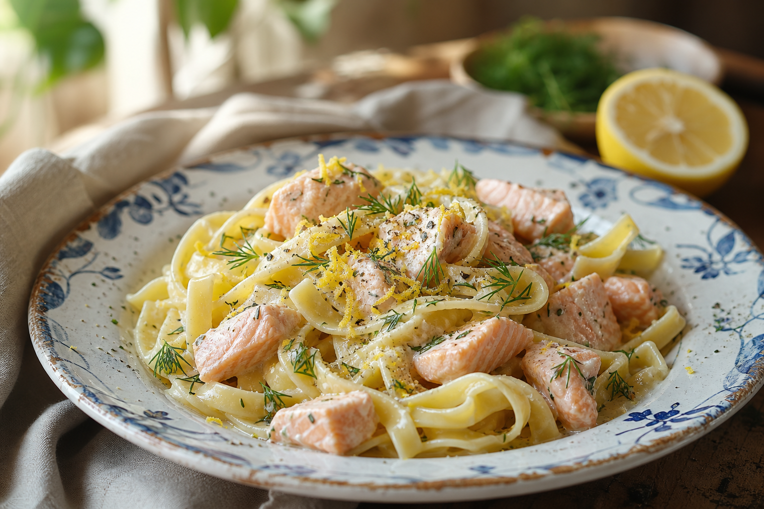 Pâtes au saumon : une sauce crémeuse et légère