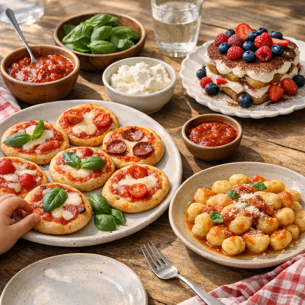 10 recettes italiennes pour enfants simples et douces
