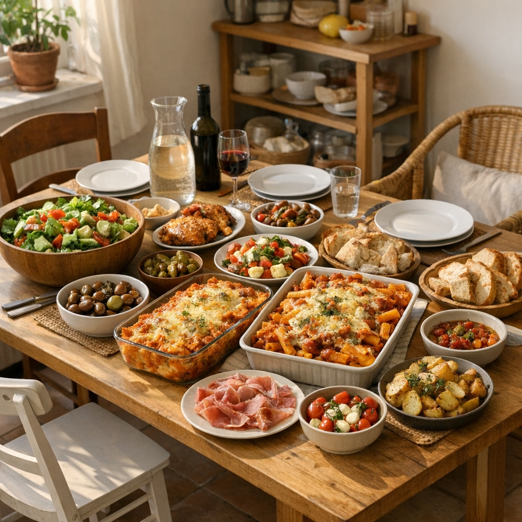 Repas de famille nombreuse : méthode simple et budget