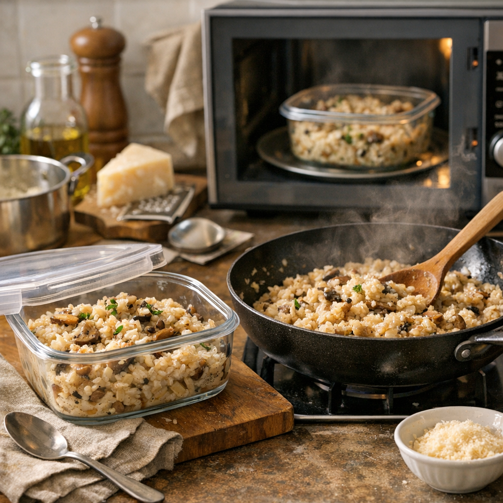 Comment garder un risotto et le réchauffer le lendemain ?