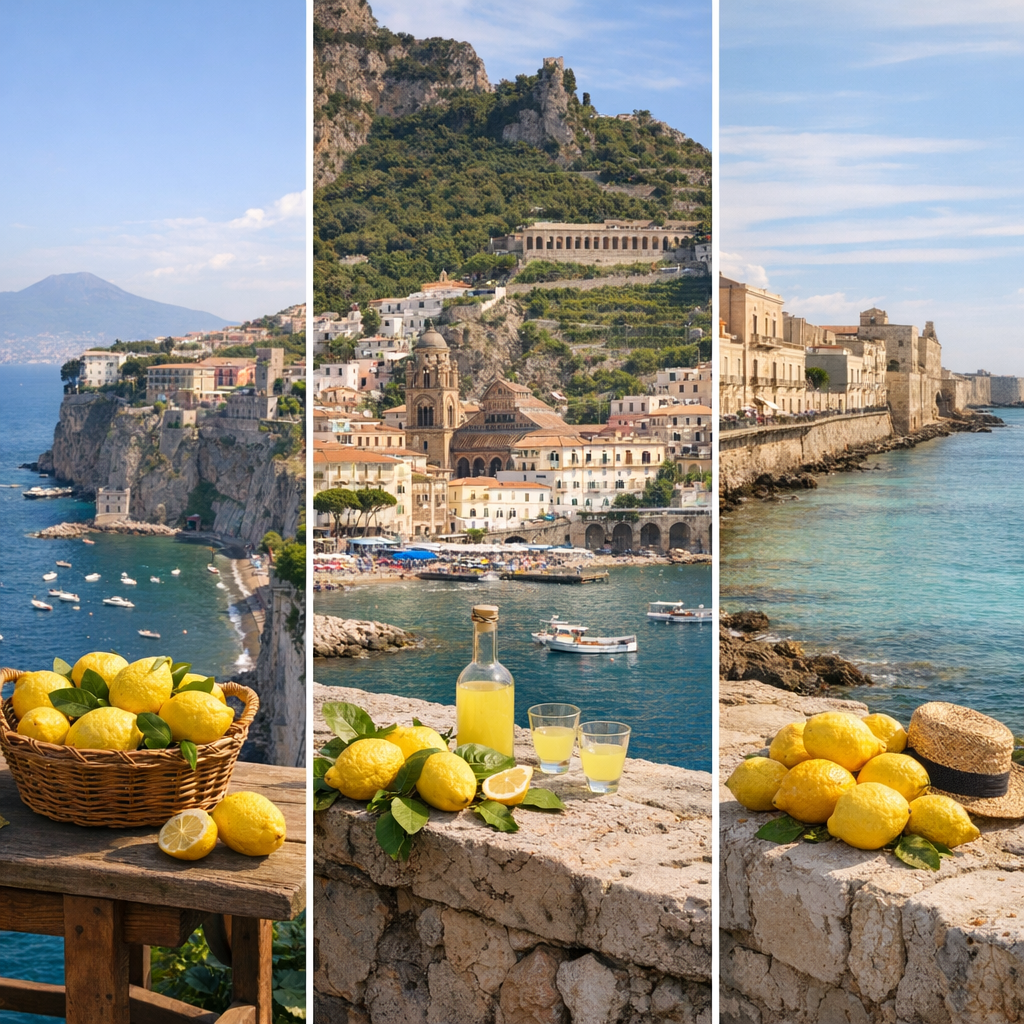 Description et aire géographique : comparer Sorrente, Amalfi et Syracuse sans les confondre