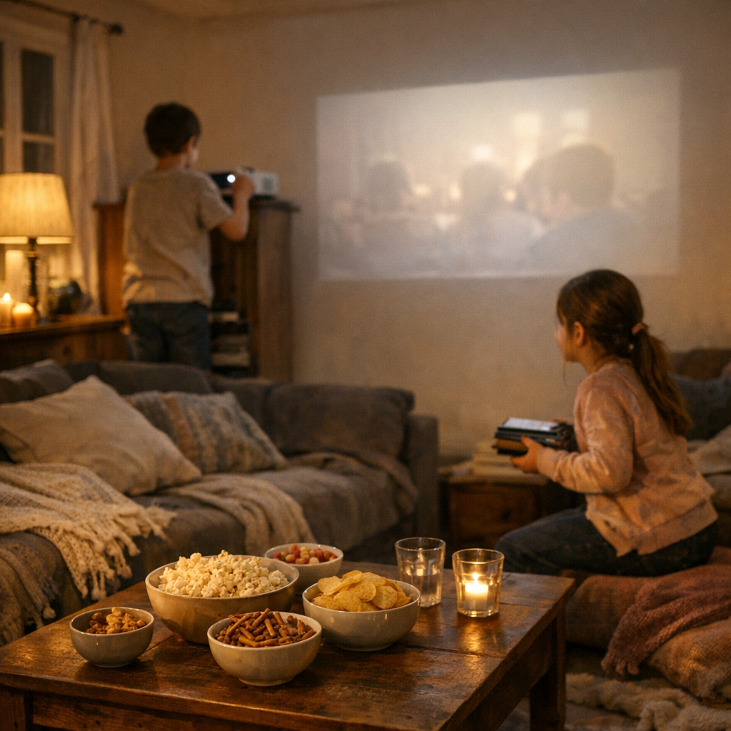 Soirée cinéma maison : idées concrètes et effet waouh