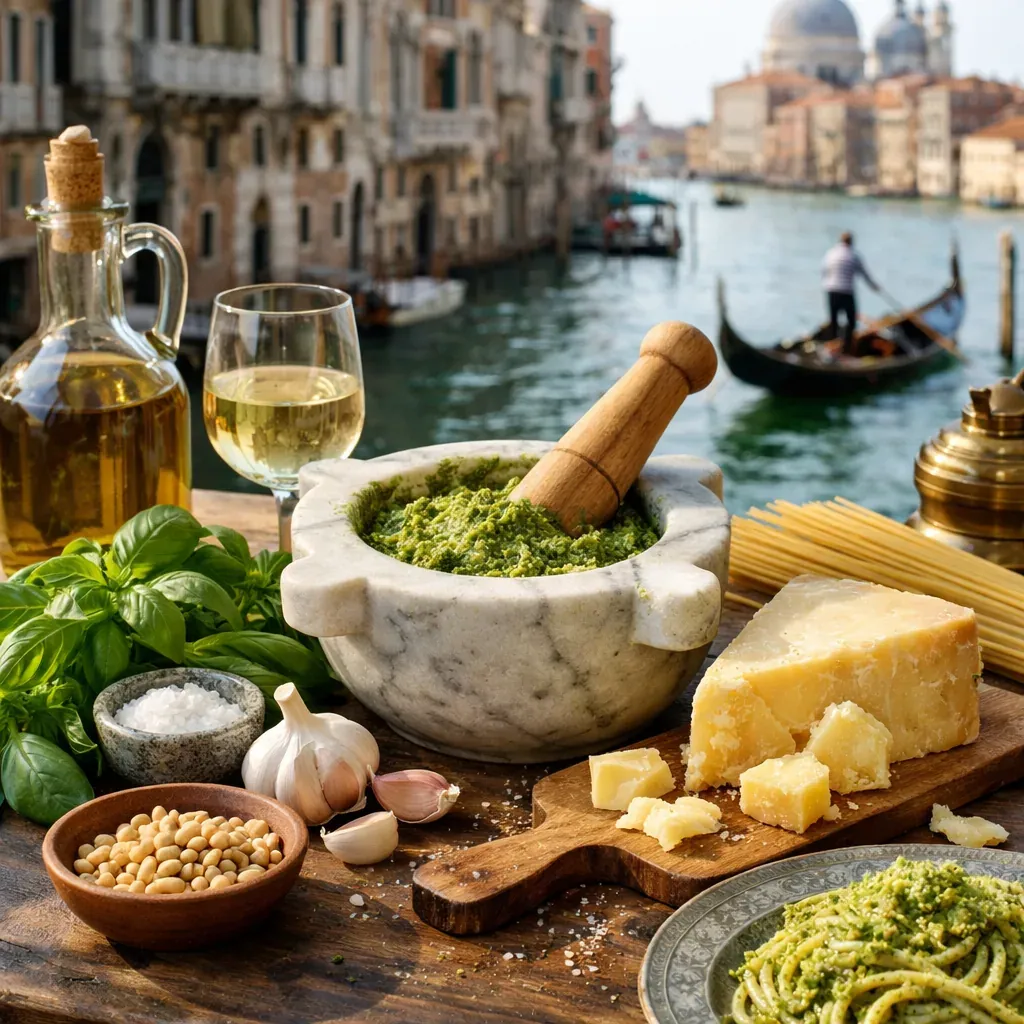 Pesto traditionnel : la vraie méthode pour le garder vert