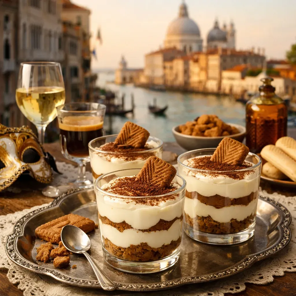 Tiramisu spéculoos en Verrine : portions et tenue