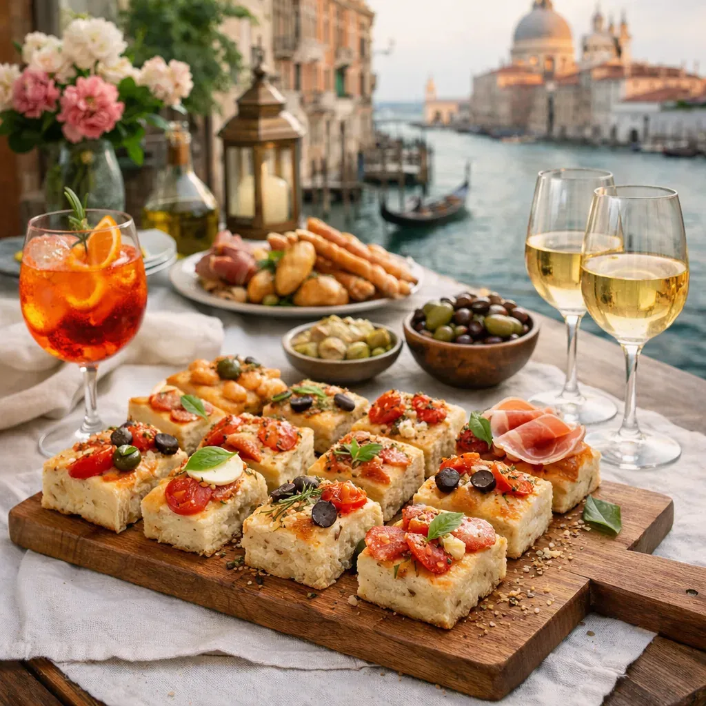 Focaccia apéritif : mini bouchées ou grande à partager