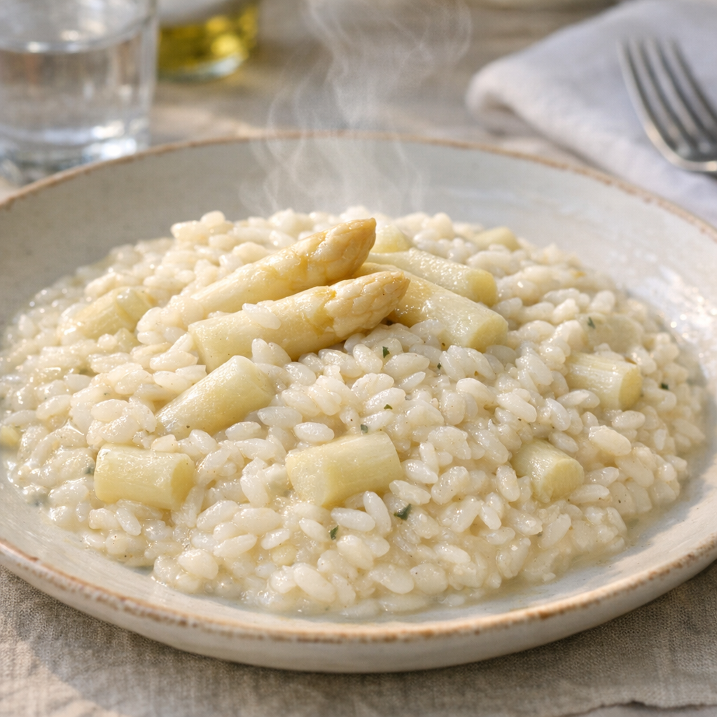 Risotto d’asperges blanches : la vraie méthode 2026