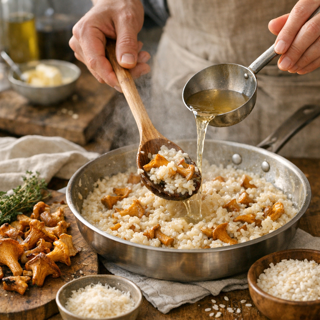 Préparation du risotto : les gestes qui changent vraiment la texture