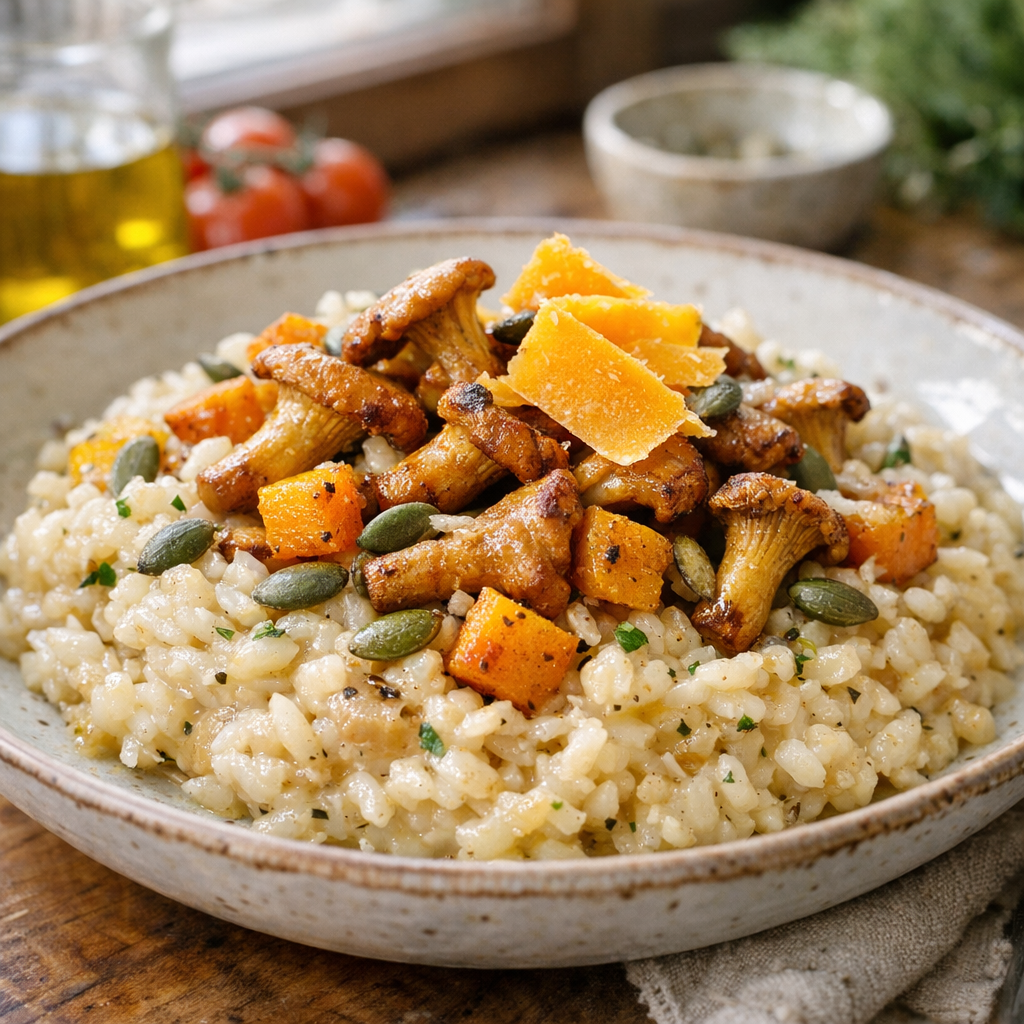 Risotto girolle : proportions justes et variantes