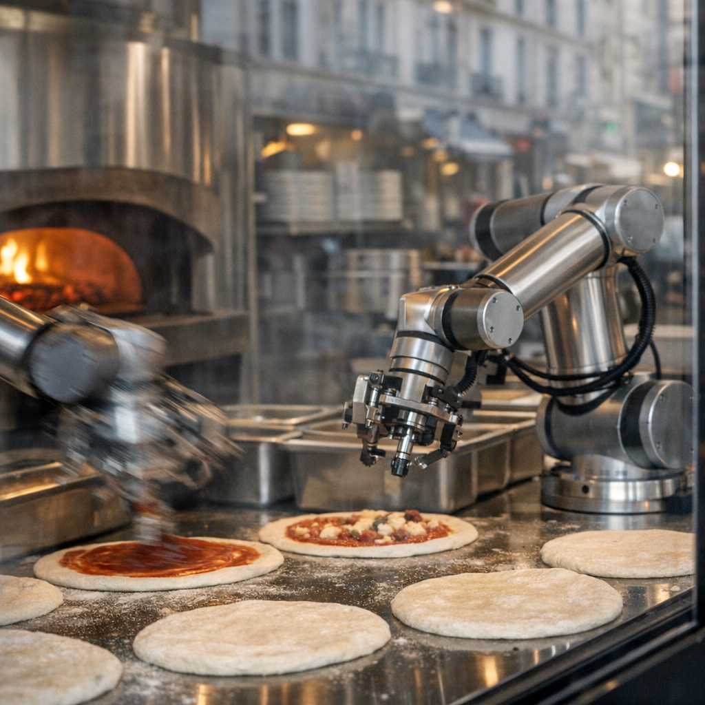 Robot pizzaiolo à Paris : le cas Pazzi en 2026