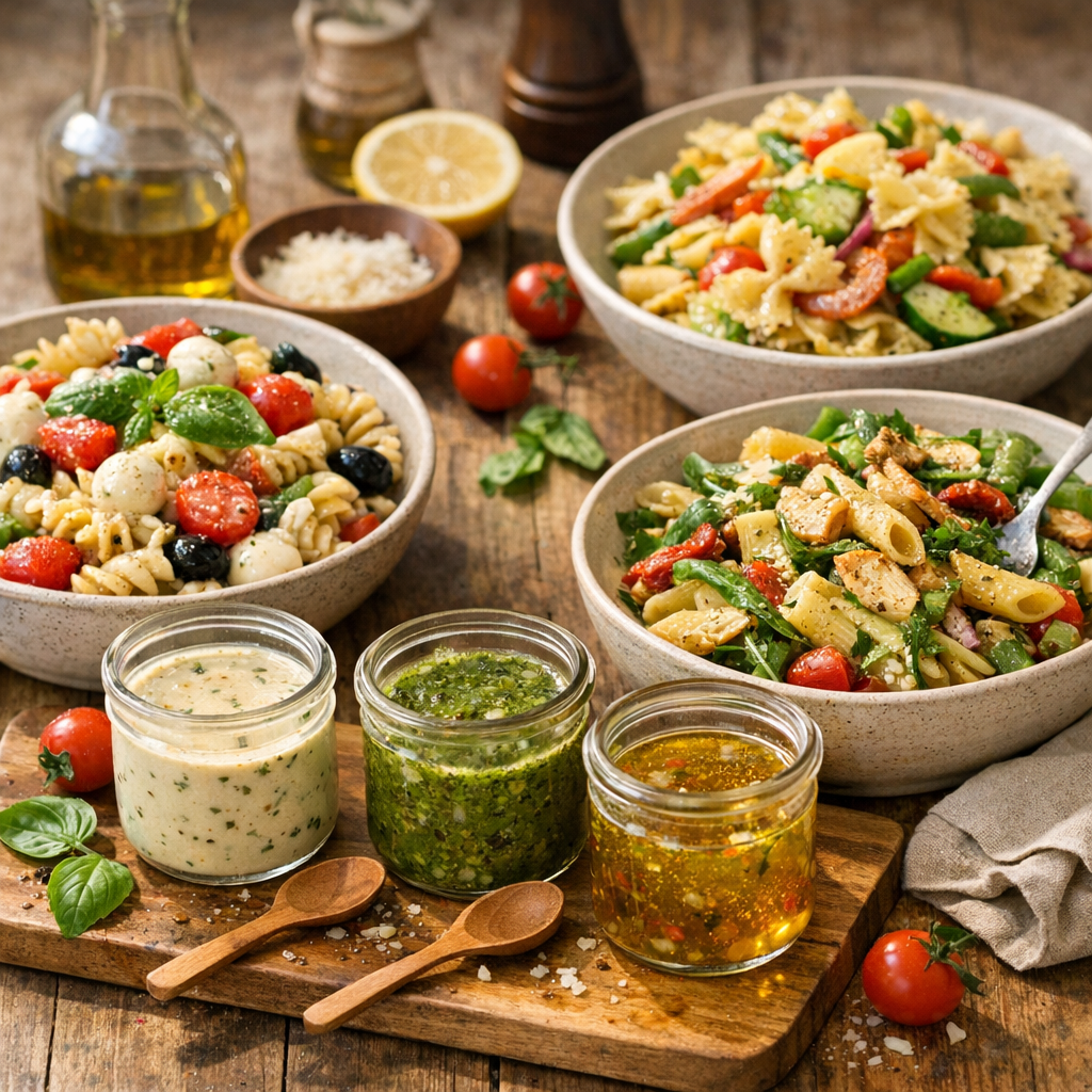 Vinaigrette italienne classique, crémeuse ou plus vive : que choisir selon les pâtes et la garniture