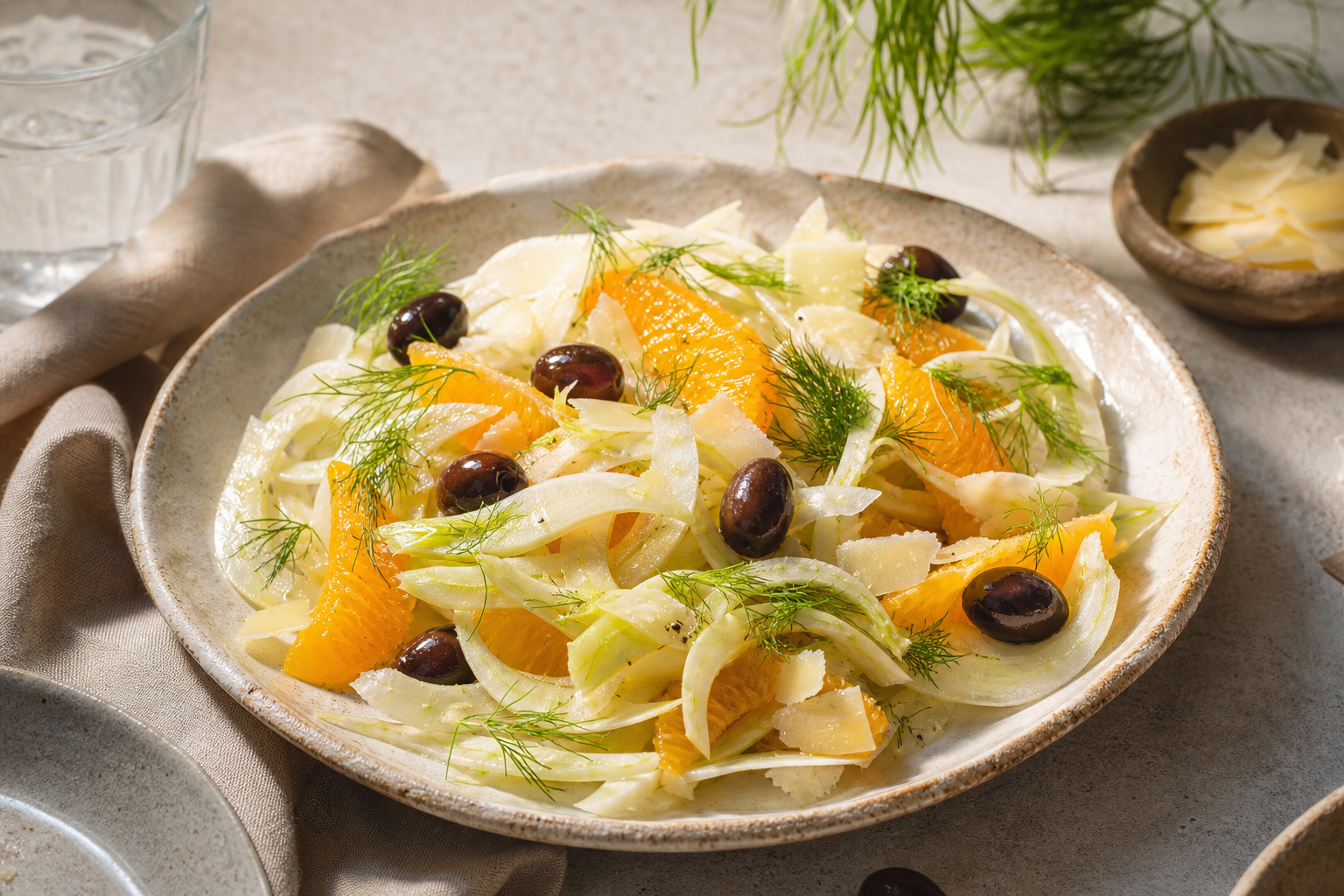 Fenouil, orange et parmesan : la fraîcheur italienne
