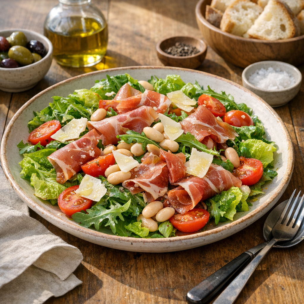 Salade italienne complète : méthode simple et crédible
