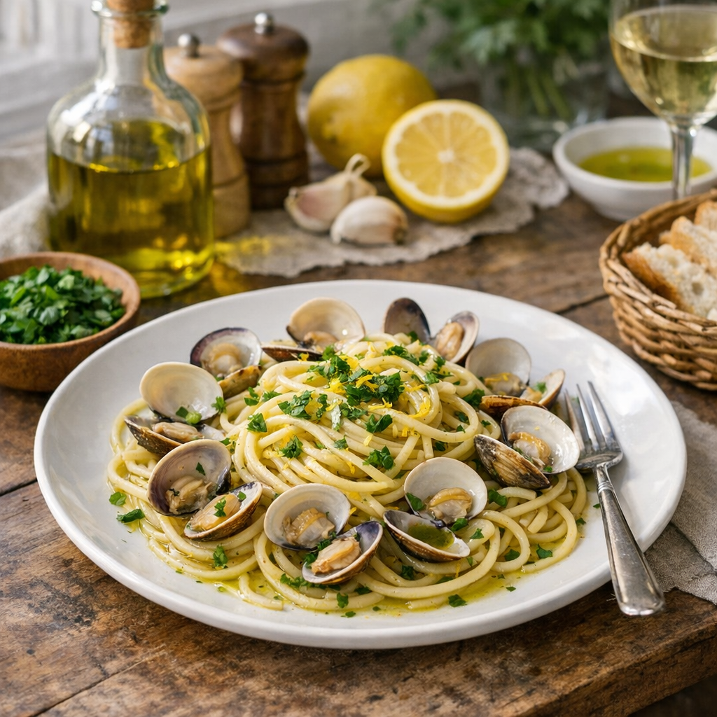Spaghetti aux palourdes : la Recette juste en 2026