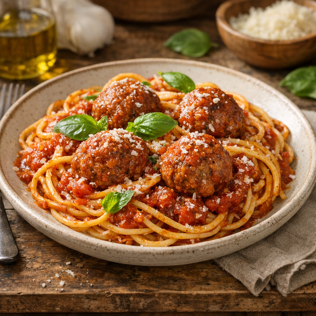Spaghetti Boulettes de viande : Recette, origine et mythe