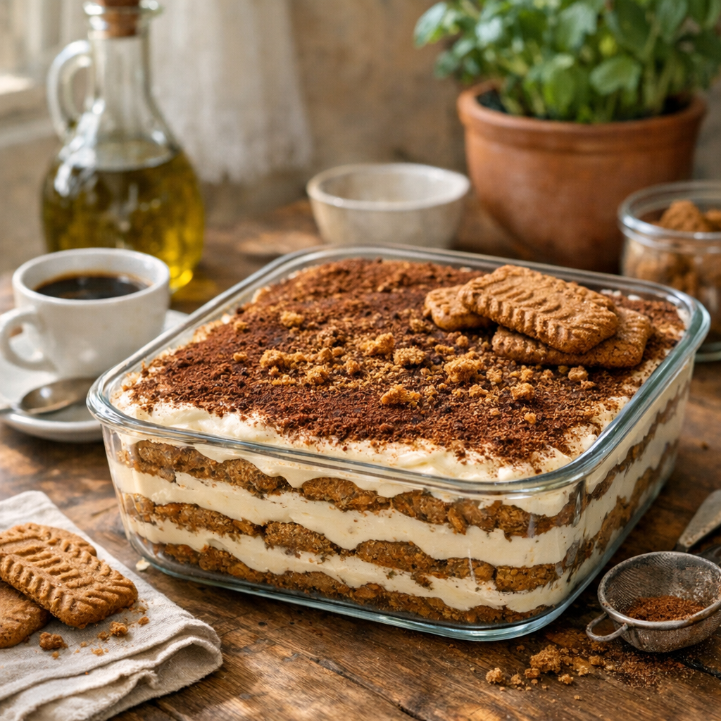 Tiramisu spéculoos facile : la méthode qui tient