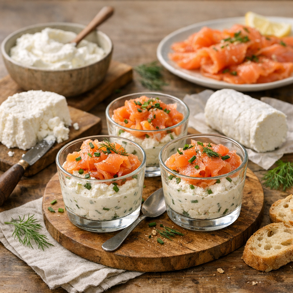 Quel fromage frais avec le saumon fumé ?